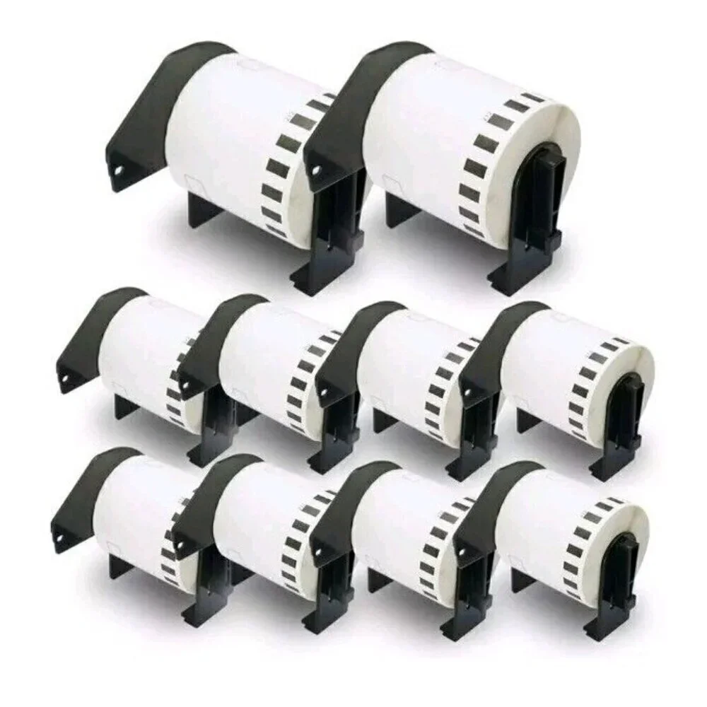 Betckey Premium Labels For Brother QL Label Printer  2212 2.4in X 50ft 10 Rolls
